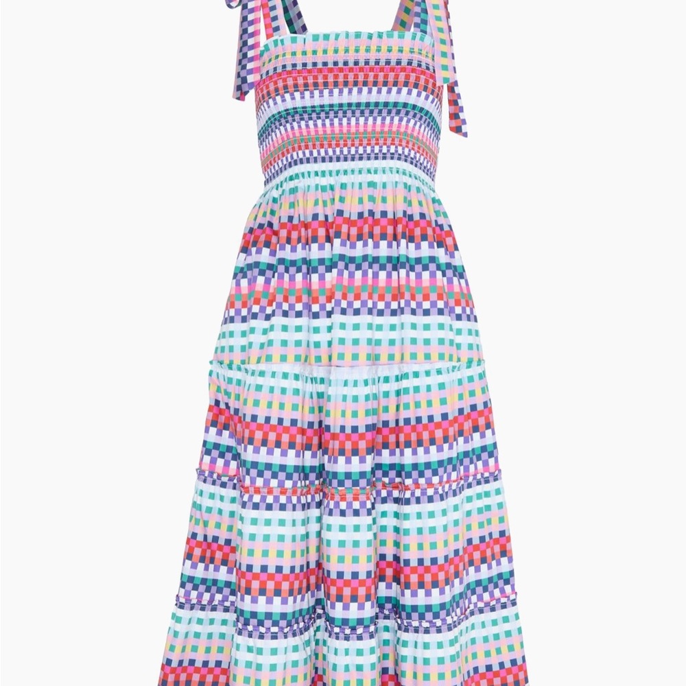 Hill House Home The Ribbon Ellie Nap Dress - Multi Gingham Maxi Small